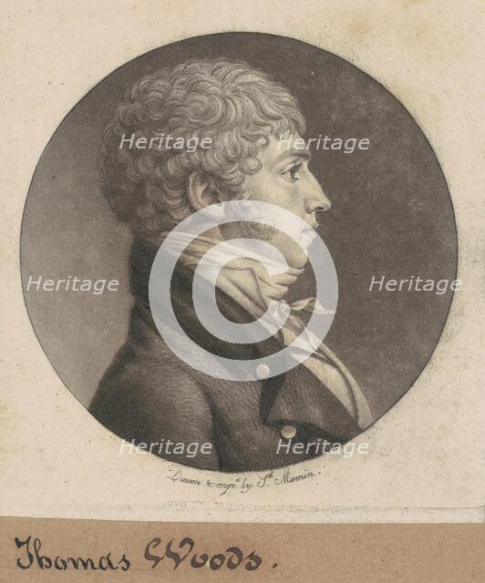 Woods, 1803. Creator: Charles Balthazar Julien Févret de Saint-Mémin.