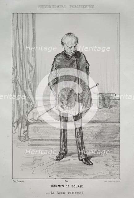 Hommes de Bourse. Creator: Paul Gavarni (French, 1804-1866).