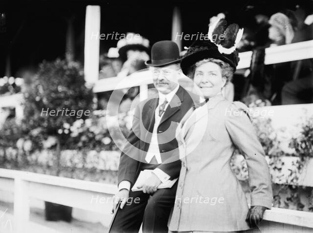 Horse Shows - Rep. And Mrs. Horace M. Towner, 1911. Creator: Harris & Ewing.