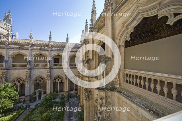 Cloisters and garden, Monastery of San Juan de los Reyes, Toledo, Spain, 2007. Artist: Samuel Magal