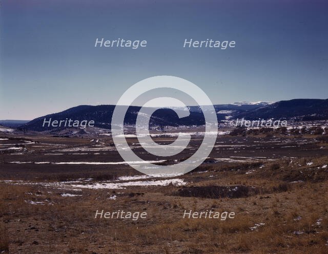 Valley of Chacon, Mora County, New Mexico, 1943. Creator: John Collier.