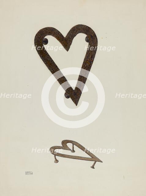 Trivet, c. 1939. Creator: Harry Grossen.