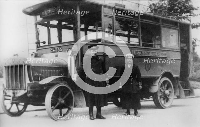 Tilling - Stevens TS3 petrol electric omnibus. Creator: Unknown.