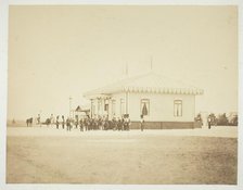 Untitled [officers and dignitaries], 1857.  Creator: Gustave Le Gray.