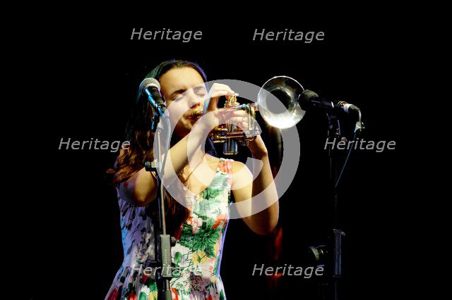 Andrea Motis, Love Supreme Jazz Festival, Glynde Place, East Sussex, 2015. Artist: Brian O'Connor.