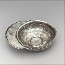 Silver Drinking Bowl with Handle, Avar, 700s. Creator: Unknown.