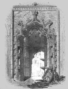 ''Archway in the Capella at Batalha; Excursions near Lisbon', 1875. Creator: Unknown.