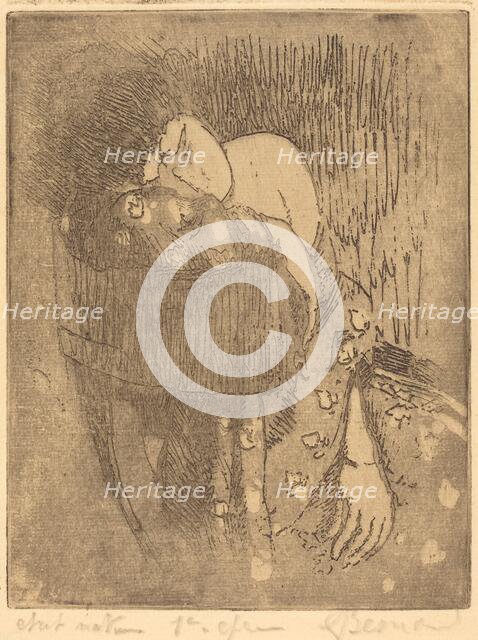 Sorrow (Chagrin), 1919. Creator: Paul Albert Besnard.