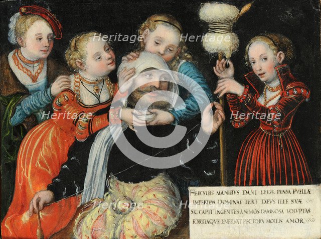 Hercules with Omphale, ca 1537.