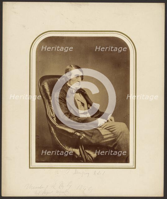 Arthur Henfrey, FLS, 1855. Creator: Maull & Polyblank.