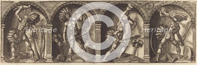 Les divers pourtraicts et figures IX, c. 1600. Creator: Master AD.