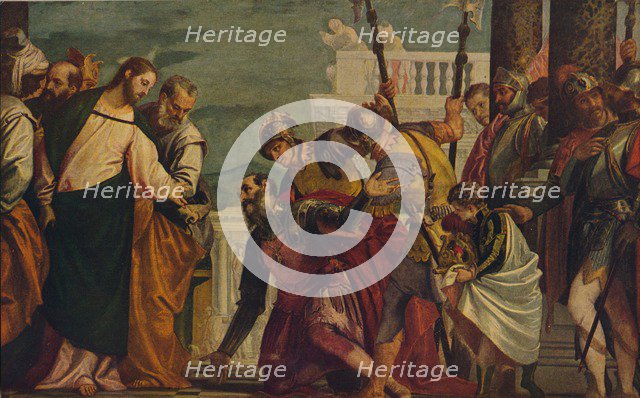 'Jesus Y El Centurio De Cafarnaun', (Jesus and the Centurion), 1571, (c1934). Artist: Paolo Veronese.
