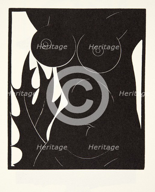 The Thorn in the Flesh, 1921 (wood engraving).