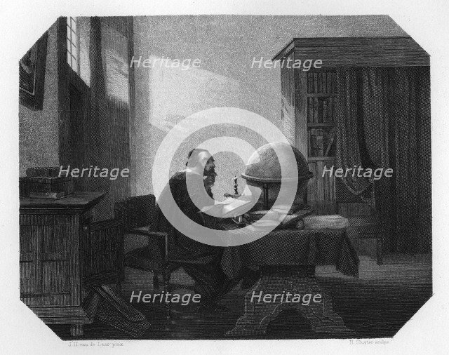 Metius, Dutch geometer and astronomer, c1870. Artist: H Sluyter