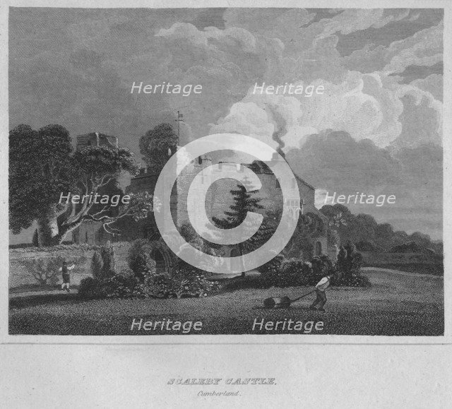 'Scaleby Castle. Cumberland', 1814. Artist: John Greig.