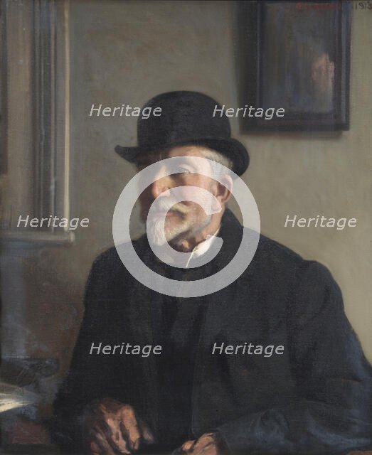Portrait of James Osborne, 1913. Creator: George Clausen.