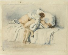 Erotic scene. Creator: Zichy, Mihály (1827-1906).