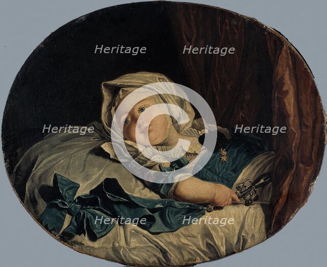 Portrait of Louis-Antoine de Bourbon, Duke of Angouleme, c1777. Creator: Michel-Honore Bounieu.