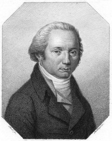 Franz Joseph Gall, German physician and founder of Phrenology, c1790. Artist: Unknown