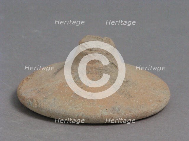 Lid, Coptic, 4th-7th century. Creator: Unknown.