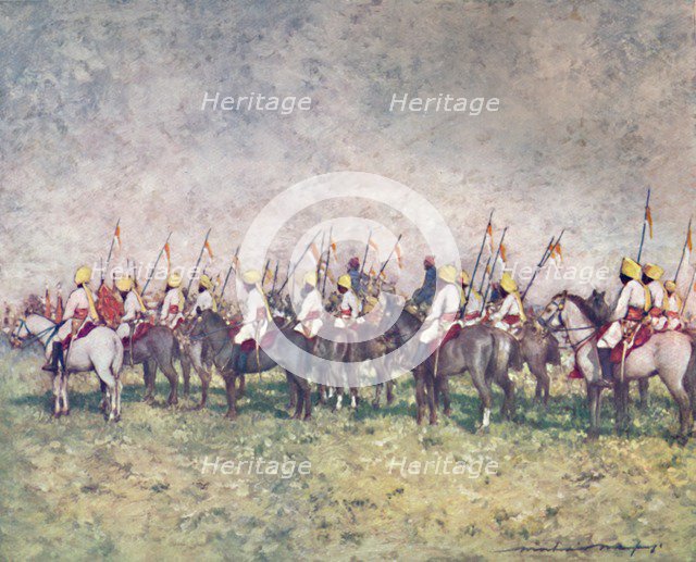 'A Distinguished Native Regiment', 1903. Artist: Mortimer L Menpes.