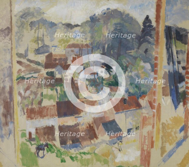 Open Window on Bosvoorde, 1914. Creator: Rik Wouters.