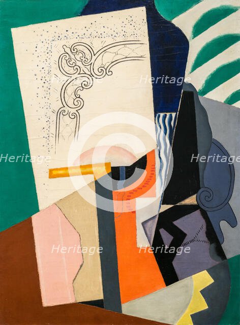 Cubist composition, 1916. Creator: Blanchard, María (1881-1932).