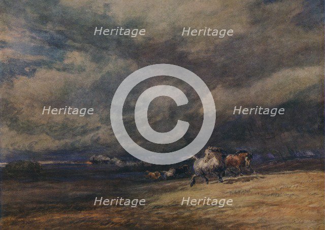 'The Night Train', 1849. Artist: David Cox the elder.