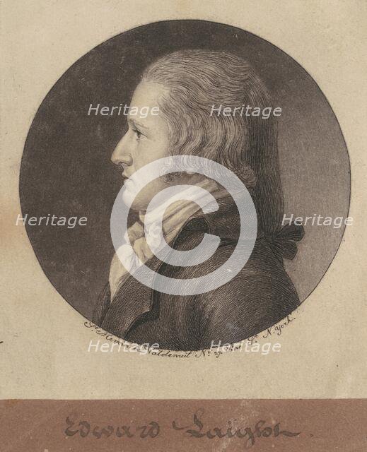 Edward William Laight, 1797. Creator: Charles Balthazar Julien Févret de Saint-Mémin.