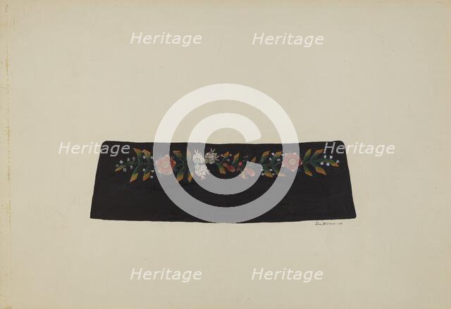 Embroidered Leather, c. 1938. Creator: Donald Williams.