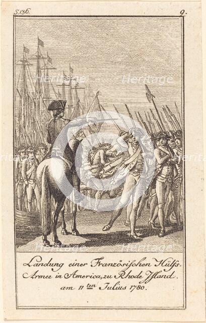 The History of the United States, 1783/1784. Creator: Daniel Nikolaus Chodowiecki.