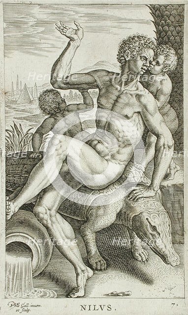 Nilus, 1586. Creator: Philip Galle.