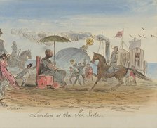 London at the Sea Side, 1830-64. Creator: John Leech.