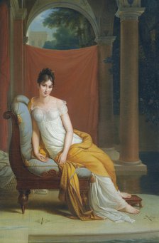 Portrait of Madame Récamier, née Julie Bernard (1777-1849), .