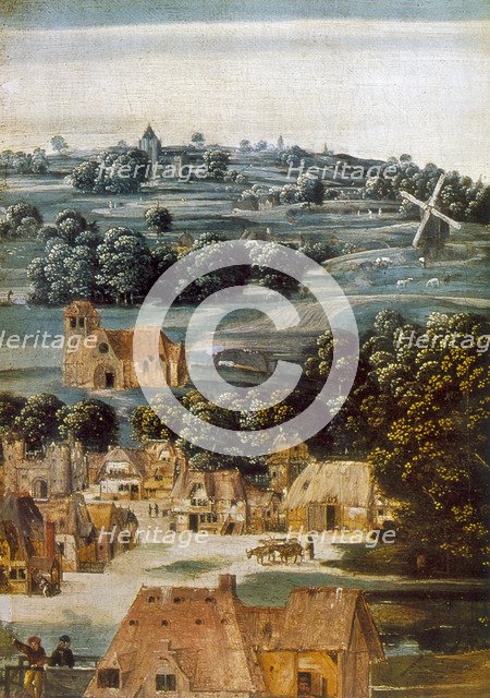 'Virgin and Child', detail, 16th century. Artist: Anon