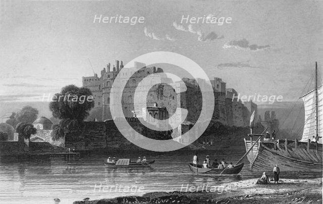 'An Old Fort at Nuttra', 1835. Creator: William Purser.