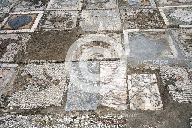 A Roman villa, Carthage, Tunisia. Artist: Samuel Magal