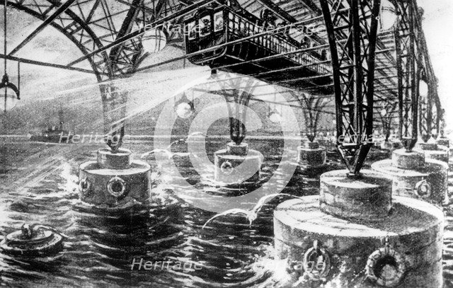 Euro Suspension Bridge, 1906. Artist: Unknown