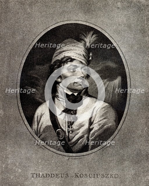 Portrait of Tadeusz Kosciuszko (1746-1817), Early 19th cen.. Artist: Anonymous  