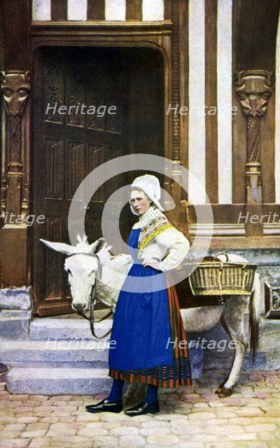 A woman of Normandy, France, c1922. Artist: Unknown