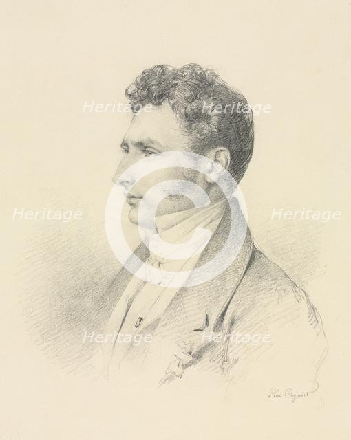 Portrait of a Gentleman, c. 1835. Creator: Léon Cogniet (French, 1794-1880).