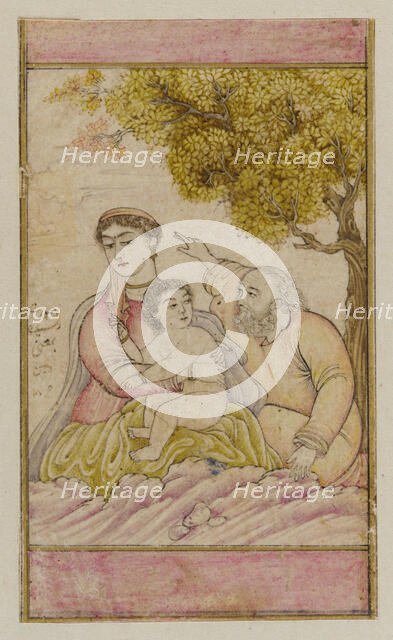 The Holy Family (after a European design), 17th century. Creator: Unknown.