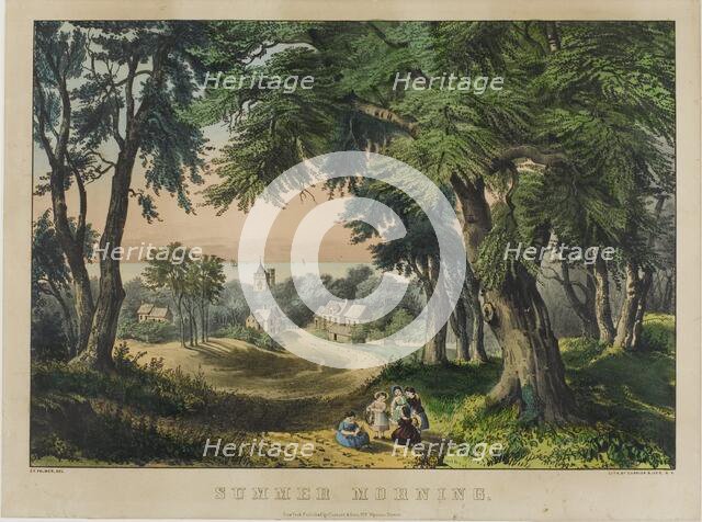 Summer Morning, 1862. Creator: Frances Flora Bond Palmer.