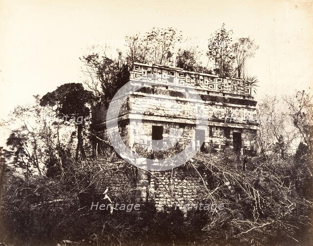 La Prison, à Chichen-Itza, 1857-89. Creator: Désiré Charnay.