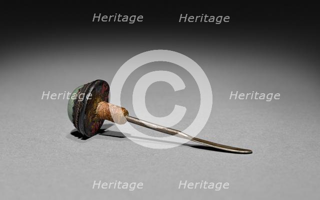 Snuff Bottle (stopper), 1644-1912. Creator: Unknown.