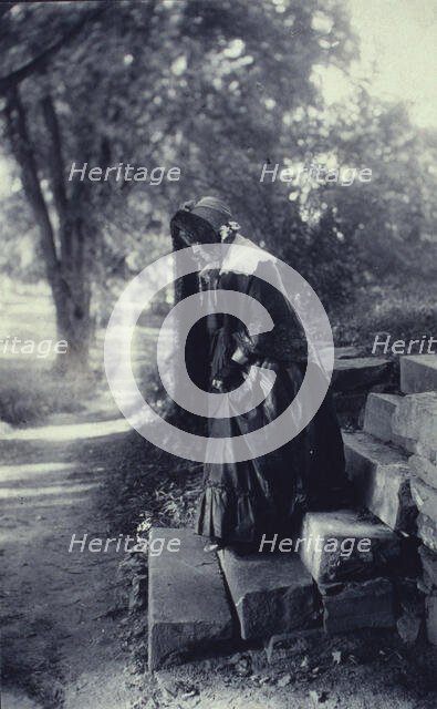 Calls in Cranford, c1900. Creator: Frances S. Allen.