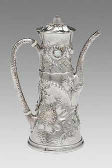 Coffee Pot, 1881/89. Creator: Tiffany & Co.
