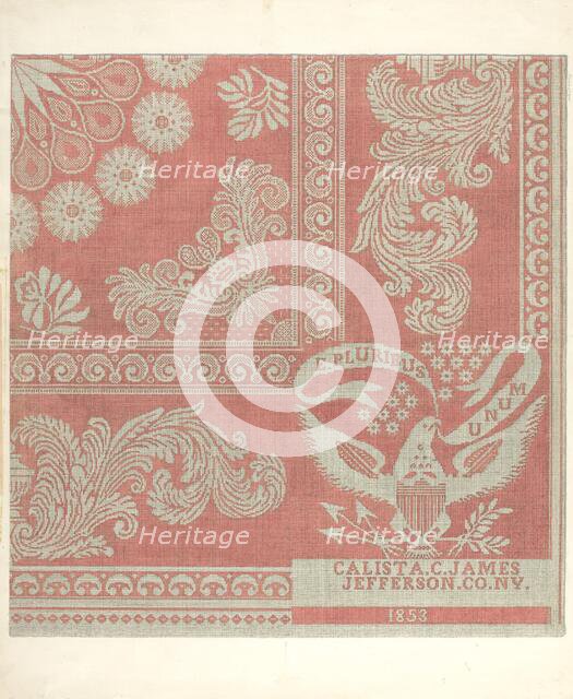 Tyler Coverlet, c. 1941. Creator: Merkley, Arthur G..