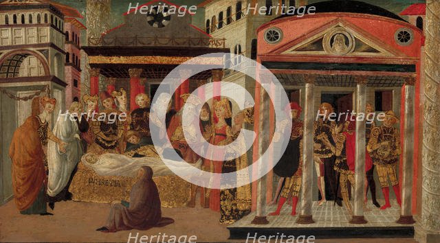 The Funeral of Lucretia, late 15th-early 16th century. Creator: Master of Marradi.