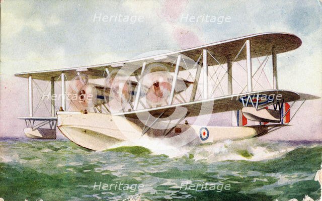 The 'Iris' about to rise from the water, 1933. Creator: Unknown.